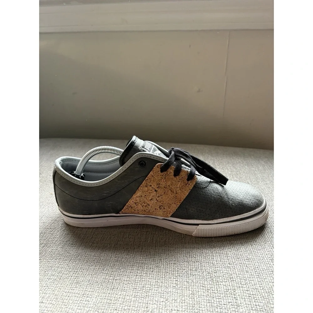 Puma El Ace L Handcraft Mens Shoes Sneakers 357096 01 Size 10 Canvas Cork - Picture 5 of 8